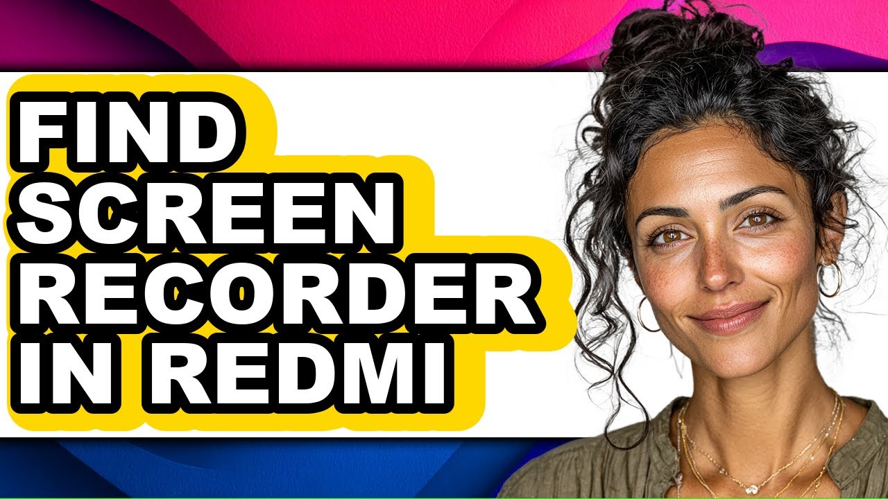 How to Find Screen Recorder in Redmi - Step by Step