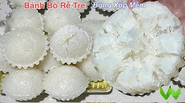 BÁNH BÒ Cách làm với Cơm Rượu Truyền Thống Nhiều Rễ Tre Xốp Mềm Thơm- Steamed  rice cake