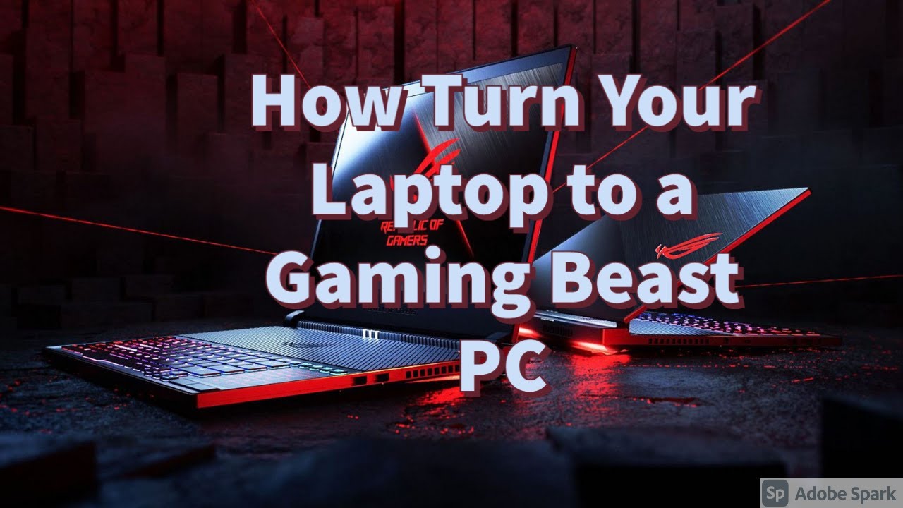How To Turn your Laptop to a Gaming laptop #DudeX - YouTube