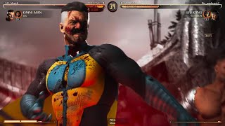 Mortal Kombat Dragon Takes A Bite Out Of Omni Man. Brutality