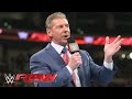 Mr. McMahon puts The Undertaker's legacy on the line at WrestleMania: Raw, March 21, 2016