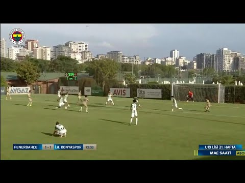 FENERBAHÇE U19 - KONYASPOR U19 21.HAFTA MAÇ ÖZETİ! SON ANLARDA GERGİNLİKLER ARTTI!