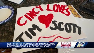 Woman plans to honor Reds Opening Day parade grand marshal with signs amid ALS battle