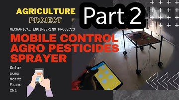 Agriculture water and pesticides sprayer | agro project | Arduino operated