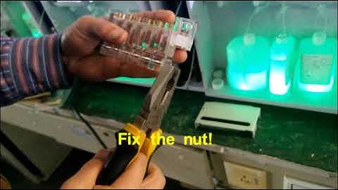 how to change or dismantle the electrode