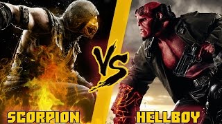 Скорпион (Мортал Комбат) vs Хэллбой / Scorpion (Mortal Kombat)  vs Hellboy - Кто Кого? [bezdarno]