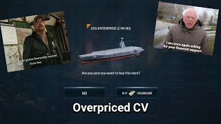 Buy and Upgrade The Cheapest Aircraft Carrier🗿|| USS Enterprise (CVN-80) || Modern Warships