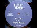 Dub records  dr 001 2012  mighty massa  warrior march  pt2 10inch