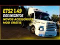ETS2 1.49 SCANIA 113 DOS 40.000 INSCRITOS COM NOVOS ACESSÓRIOS EURO TRUCK SIMULATOR 2