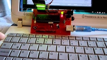 Pinguino 18f4550 leds USB cdc processing