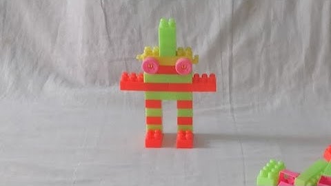 Satisfying With Unboxing Building Blocks Robot | Tiny Cute Blocks Set Asmr Toy Review