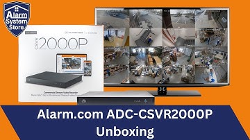 Alarm.com ADC-CSVR2000P Commercial Stream Video Recorder Unboxing