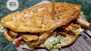 pain sandwich délicieux et facile a réaliser خبز الساندويتش لذيذ و سهل التحضير