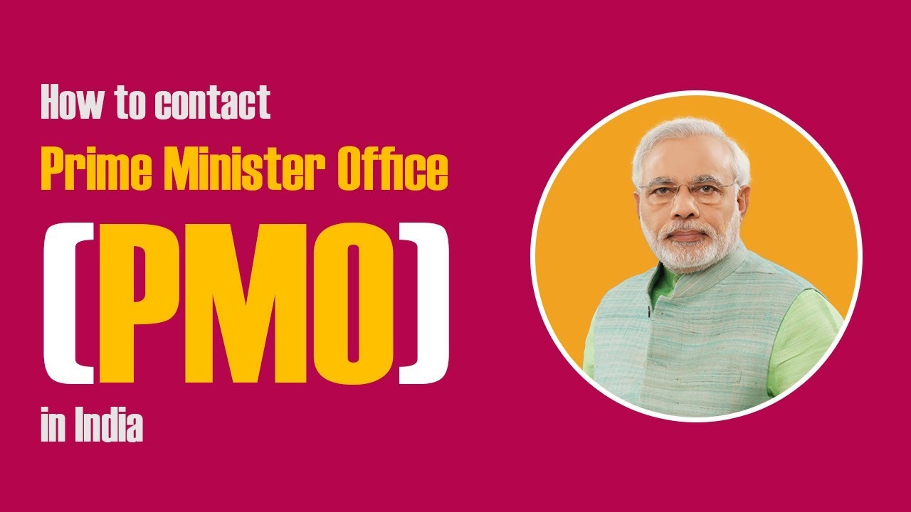 How to contact Prime Minister Office(PMO) in India YouTube