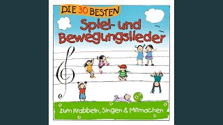 Ich bin die kleine Hexe und trage rote Schuh'