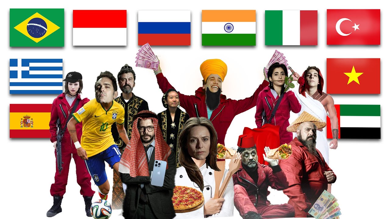 Money Heist In Different Languages Meme YouTube Money Heist In Different Languages Meme YouTube
