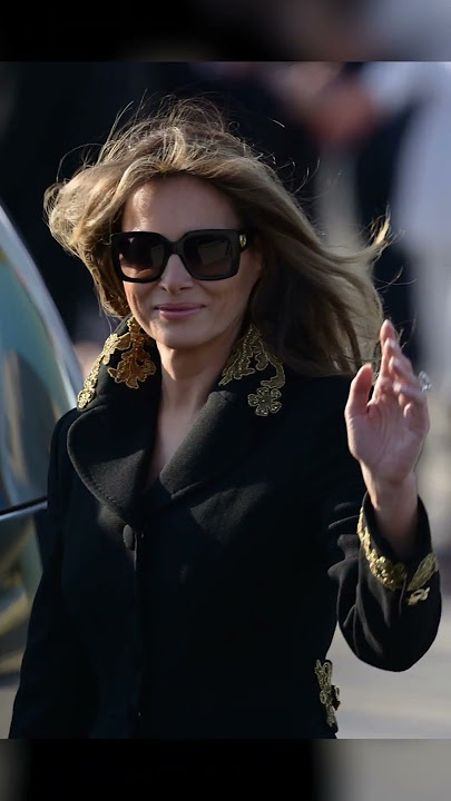 Melania trump looks beautiful in sunglasses #melaniatrump #sunglasses #shorts