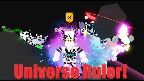 GETTING THE *OVERPOWERED* UNIVERSE RULER!! (Roblox Super Power Fighting Simulator)