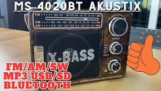 Emang Bisa Sebagus Ini ?? - Review Radio MP3 Mitsuyama MS 4020BT - AKUSTIX