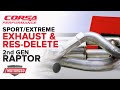 Corsa Exhaust Sounds on Ford Raptor! Sport Cat-back 14397 & Extreme X-pipe 14396