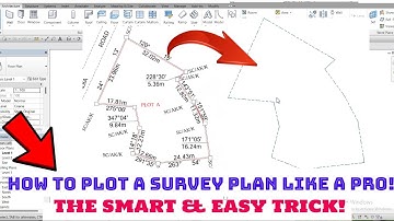 How to Plot a Survey Plan in Revit || Step-by-Step  RevitTutorial for Beginners