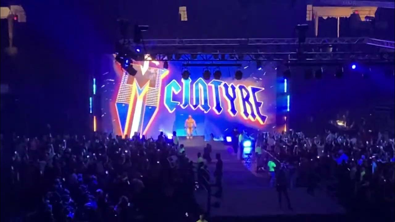 WWE Saturday Nights Main Event Peoria Illinois Drew McIntyre Entrance