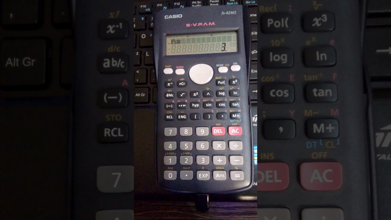 M dia Desvio Padr o E Vari ncia Na Calculadora Cientif ca YouTube