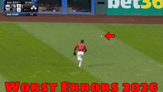 MLB| Worst Errors 2026
