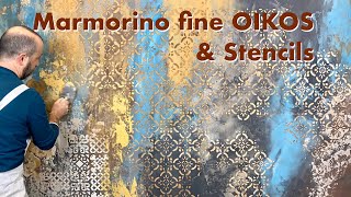 MARMORINO FINE DE OIKOS & STENCILS