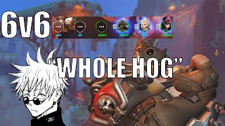 Roadhog Works in 6v6? | Overwatch 2