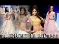 Collection of stunning ramp walk by indian actresses  beautiful costumes  tamil updates