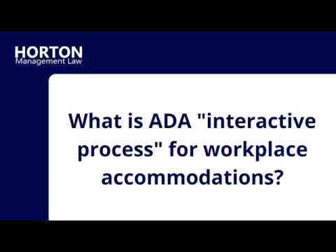 ADA Interactive Process