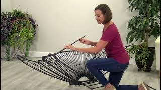 HSN Butterfly Bench Assembly