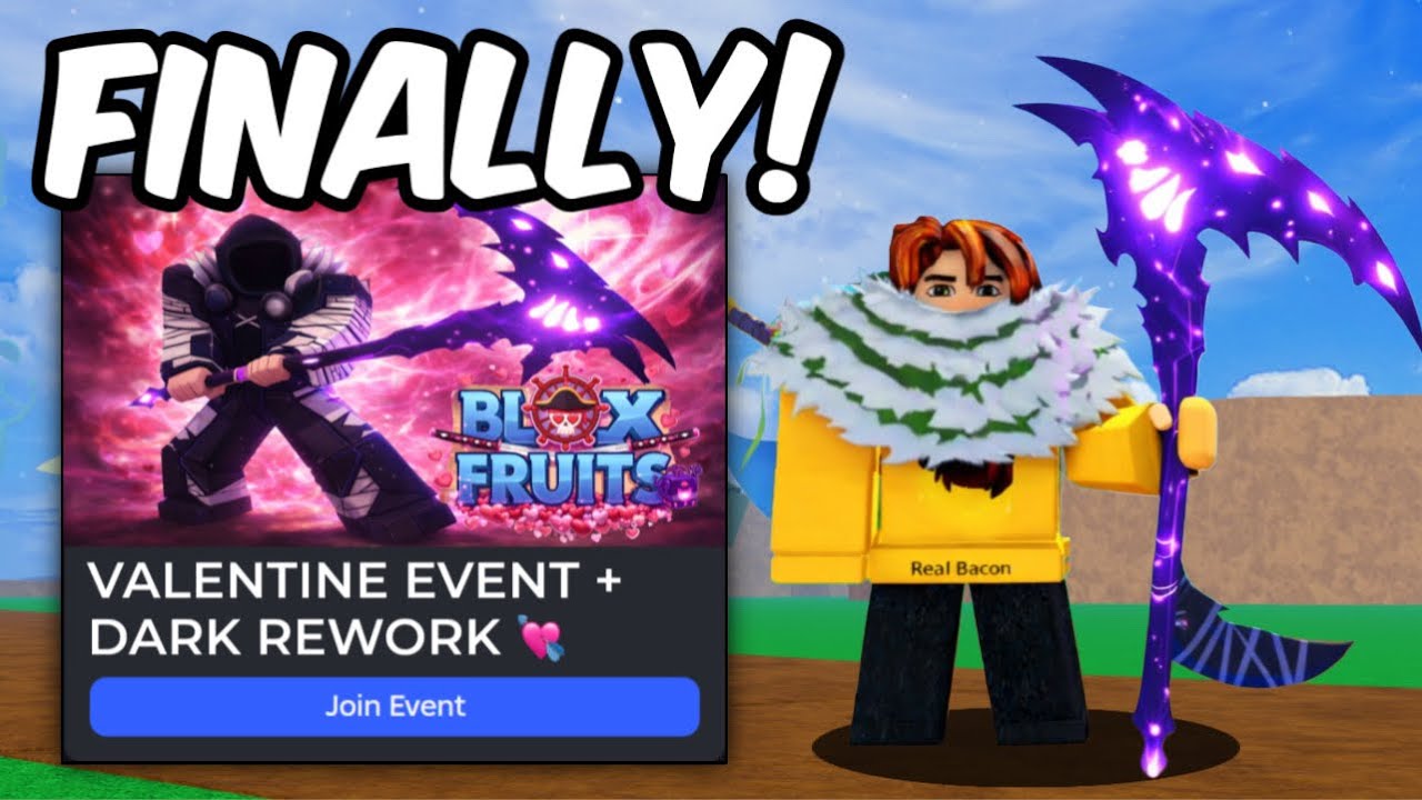 Dark Rework UPDATE FINALLY! Trailer + Valentines in Blox Fruits 💘 - YouTube