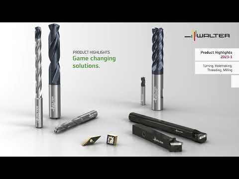 Precision tools product innovations 2023-1 turning, drilling, threading, milling - Walter