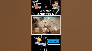 Rule no.5 Revision (Part-2) || #education #shorts #ytshorts