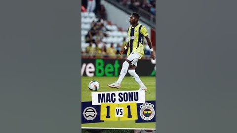 Admira 1-1 Fenerbahçe Hazırlık Maçı