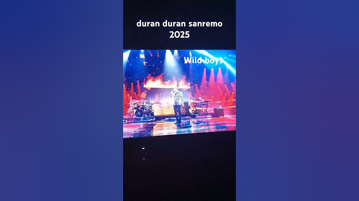duran duran sanremo 2025 Wild Boys