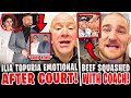 Ilia Topuria EMOTIONAL after COURT DATE! Sean Strickland SQUASHES BEEF w/ his COACH! Michael Morales