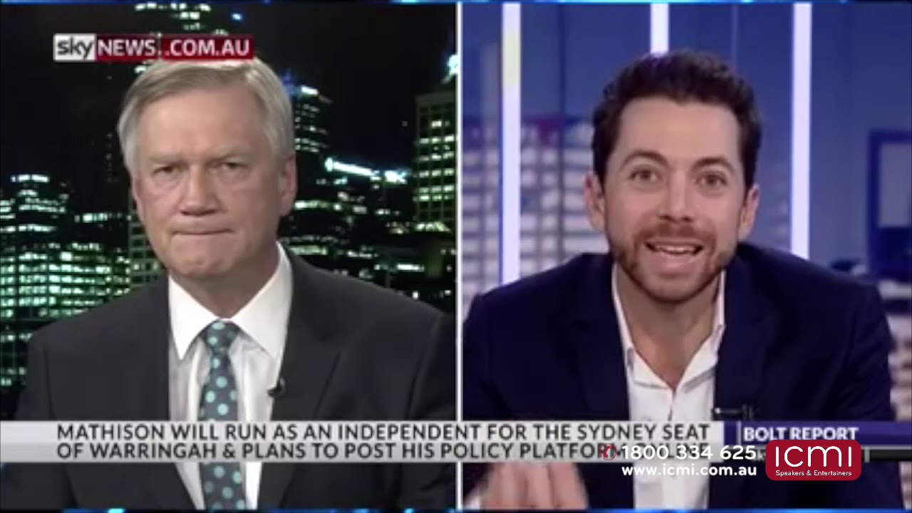 Presenter, Host, MC - James Mathison - The Bolt Report: James Mathison talks winning Warringah