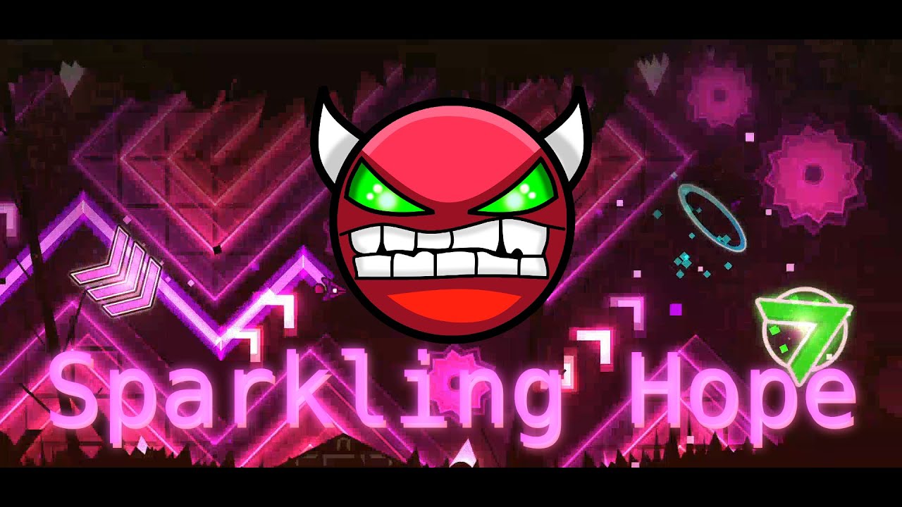 Sparkling Hope 100% (Demon) GDDP Silver Demon | Geometry Dash - YouTube