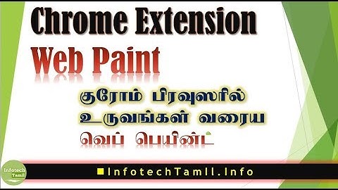 Chrome Extension   - Web Paint