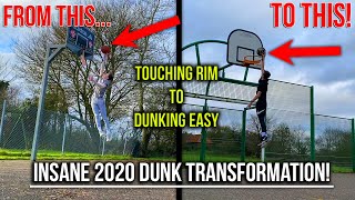 Famous INSANE 2020 Dunk Progress (Touching The Rim To Dunking EASY!) *White Teenager Dunk Journey* Profile