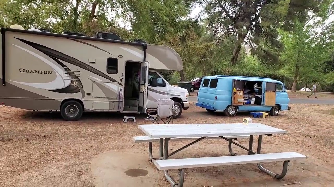 Camping in a county park near Bakersfield, CA... YouTube