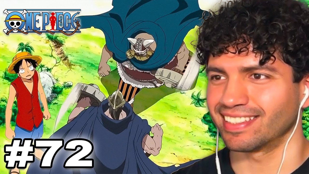 EPIC giant fight! (ONE PIECE EP 72 REACTION) YouTube