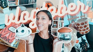 cozy week, making my TBR and TBW jars, first spooky read || vlogtober 001