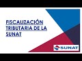 Fiscalización Tributaria de la SUNAT - Facultad de Fiscalización