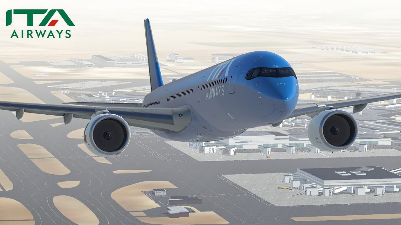 ITA Airline 🇮🇹🇺🇲| Rome - Washington DC | Non-stop Flight Timelapse Infinite flight simulator 24.4