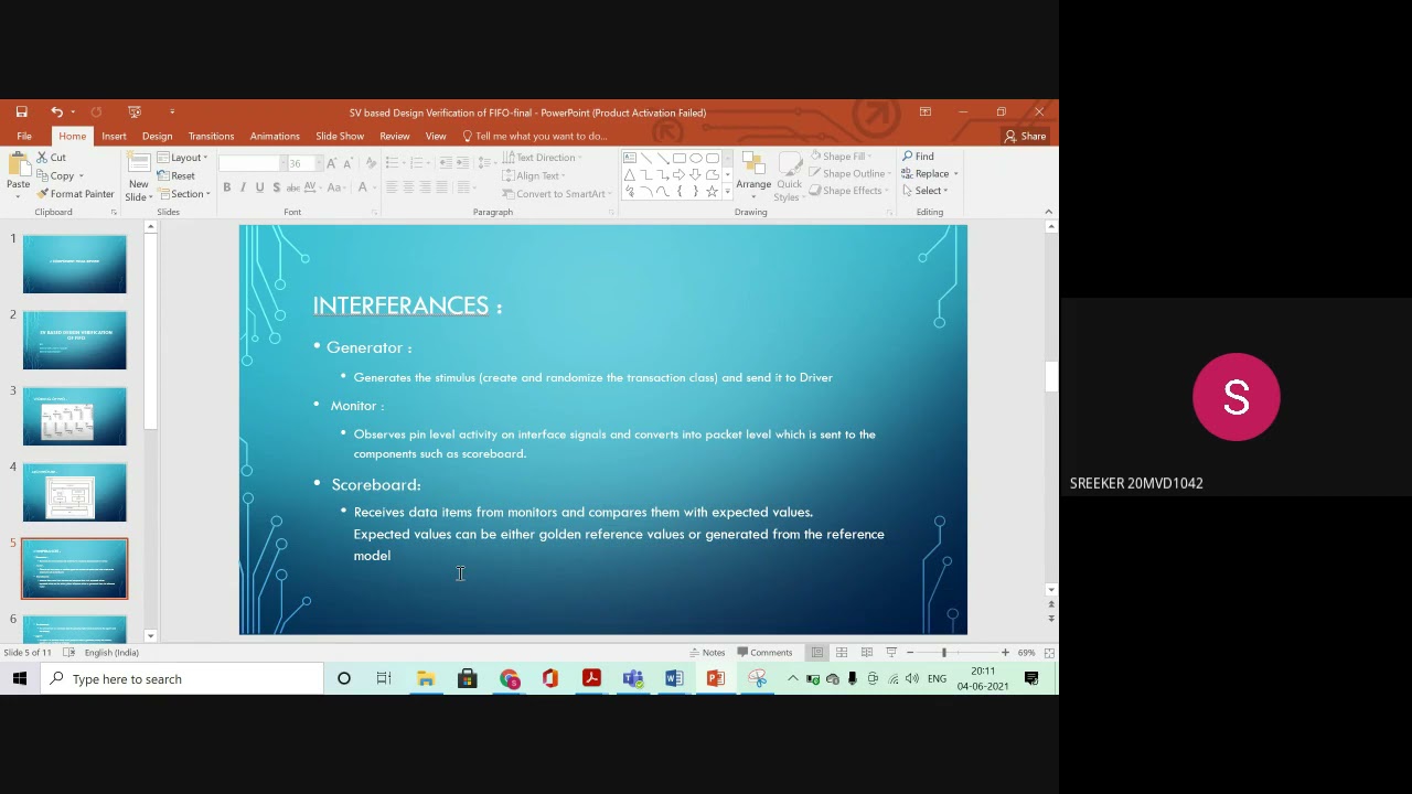 FIFO : SYSTEM VERILOG BASED DESIGN VERIFICATION OF FIFO