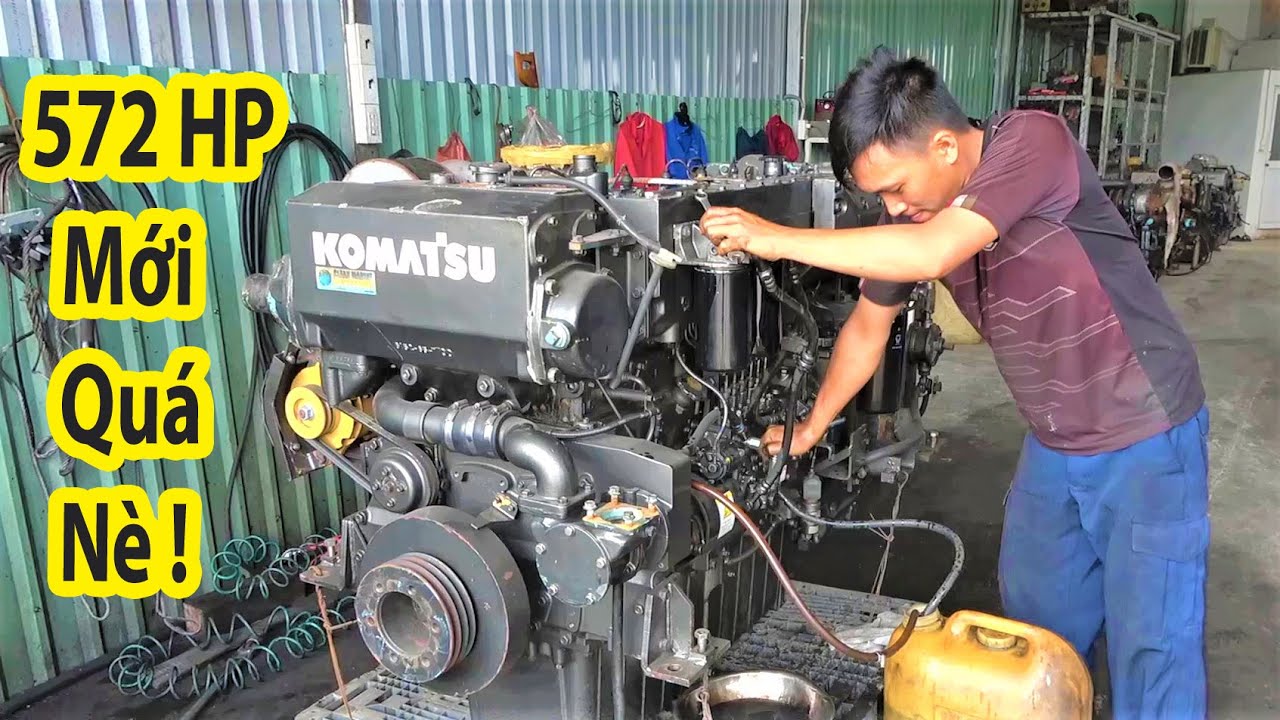 Tiếng Nổ Uy Lực Của Dòng Máy KOMATSU 6M125AP - 3 | 572 Hp | Quá Đã Quá Phê (P5)